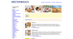 Desktop Screenshot of directory4health.com